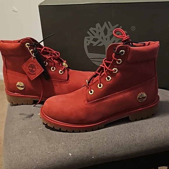 Timberland | Shoes | Red Timberland Boots | Poshmark